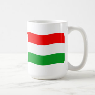 Caneca De Café Bandeira da Hungria