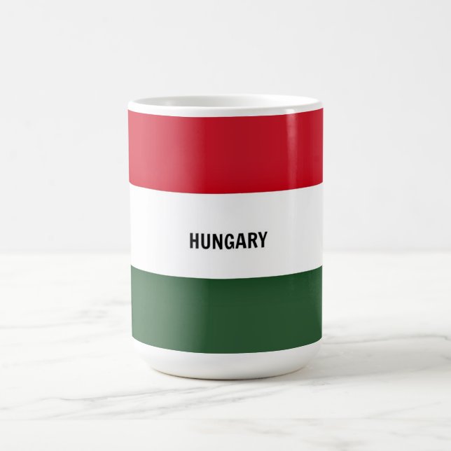 Caneca De Café Bandeira da Hungria (Centro)