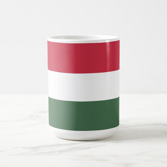 Caneca De Café Bandeira da Hungria (Centro)