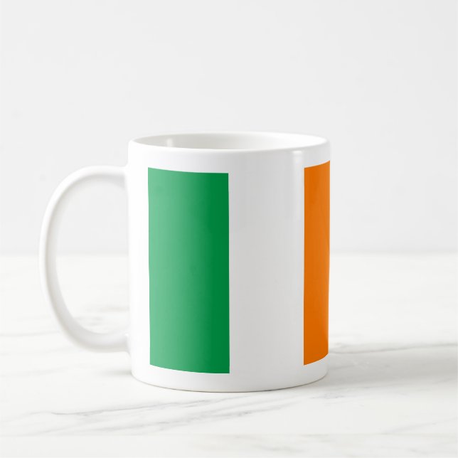 Caneca De Café Bandeira da Irlanda (Esquerda)