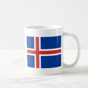 Caneca De Café Bandeira da Islândia