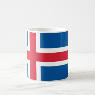 Caneca De Café Bandeira da Islândia