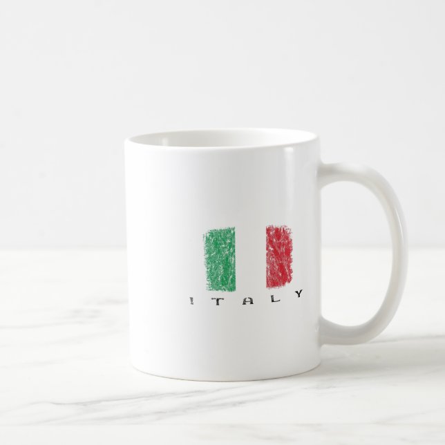 Caneca De Café Bandeira da Itália  (Direita)