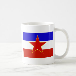 Caneca De Café Bandeira da Jugoslávia