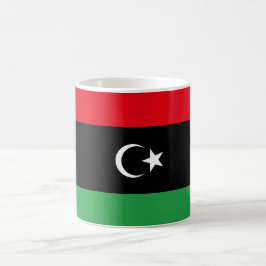 Caneca De Café Bandeira da Líbia