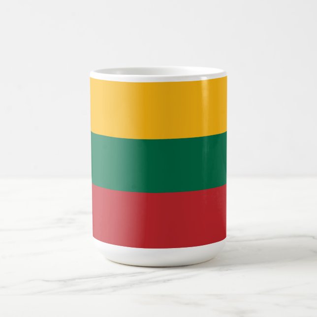 Caneca De Café Bandeira da Lituânia (Centro)