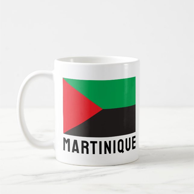 Caneca De Café Bandeira da Martinica (2023) (Esquerda)