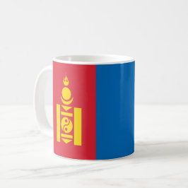 Caneca De Café Bandeira da Mongólia