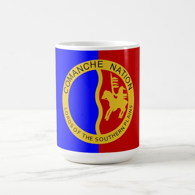 Caneca De Café Bandeira da Nação Comanche (Centro)