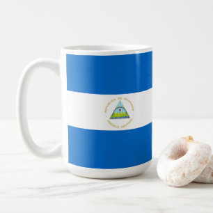 Caneca De Café Bandeira da Nicarágua