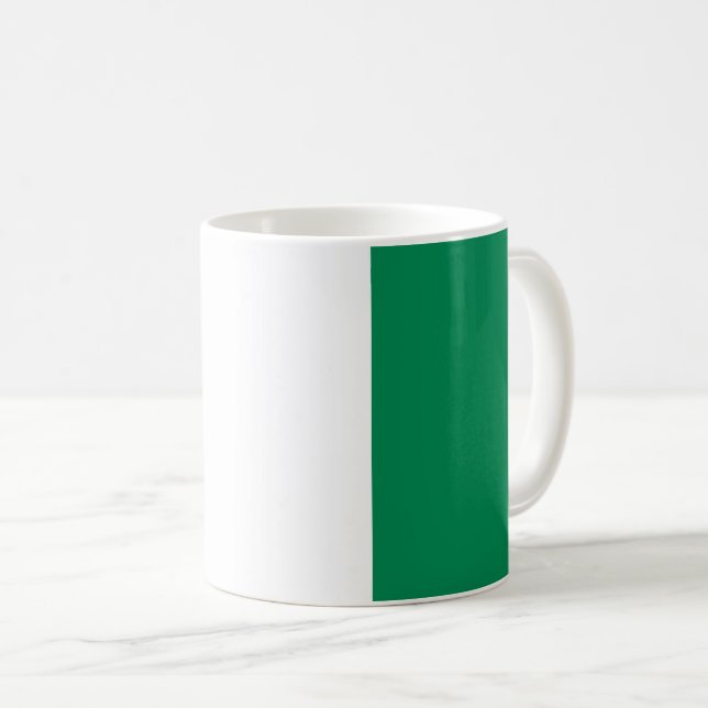 Caneca De Café Bandeira da Nigéria (Frente Esquerda)