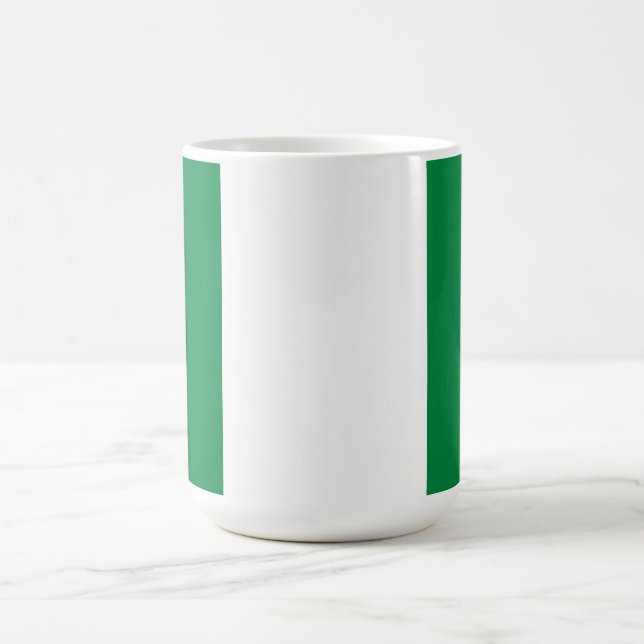 Caneca De Café Bandeira da Nigéria (Centro)