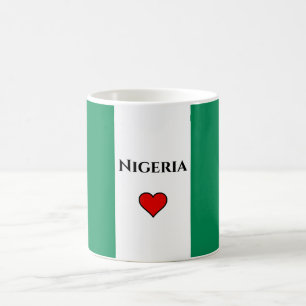 Caneca De Café Bandeira da Nigéria Classic Mug, 11 oz