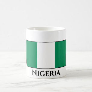 Caneca De Café Bandeira da Nigéria (nigeriana)