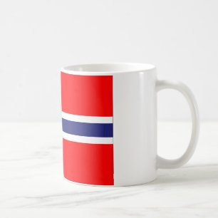 Caneca De Café Bandeira da Noruega