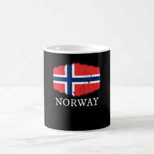 Caneca De Café Bandeira da Noruega