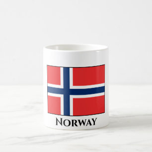 Caneca De Café Bandeira da Noruega (Noruega)