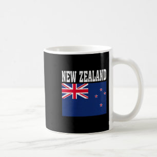 Caneca De Café Bandeira da nova zelândia patriótica raízes nacion