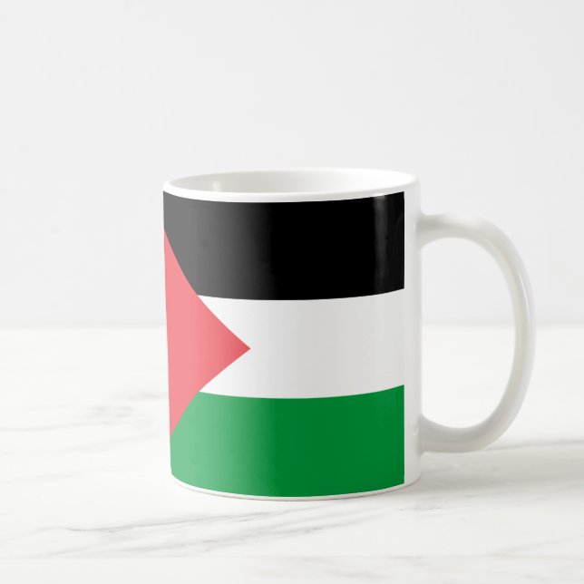 Caneca De Café Bandeira da Palestina - Mug de café cerâmico (Direita)