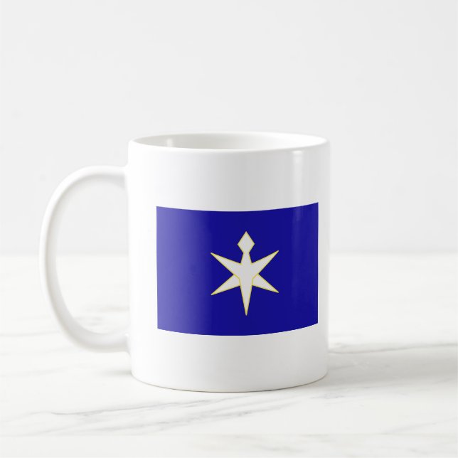 Caneca De Café Bandeira da Prefeitura de Chiba, Japão (Esquerda)