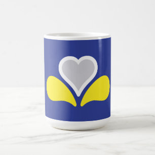 Caneca De Café Bandeira da Região de Bruxelas-Capital, Bélgica