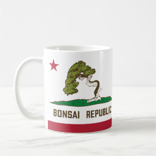 Caneca De Café Bandeira da República Bonsai