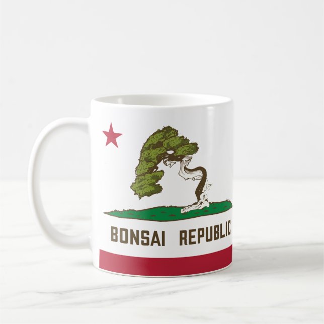Caneca De Café Bandeira da República Bonsai (Esquerda)