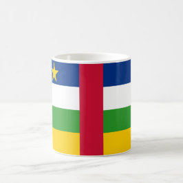 Caneca De Café Bandeira da República Centro-Africana (RCA)