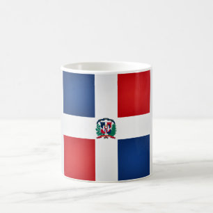 Caneca De Café Bandeira da República Dominicana Legal