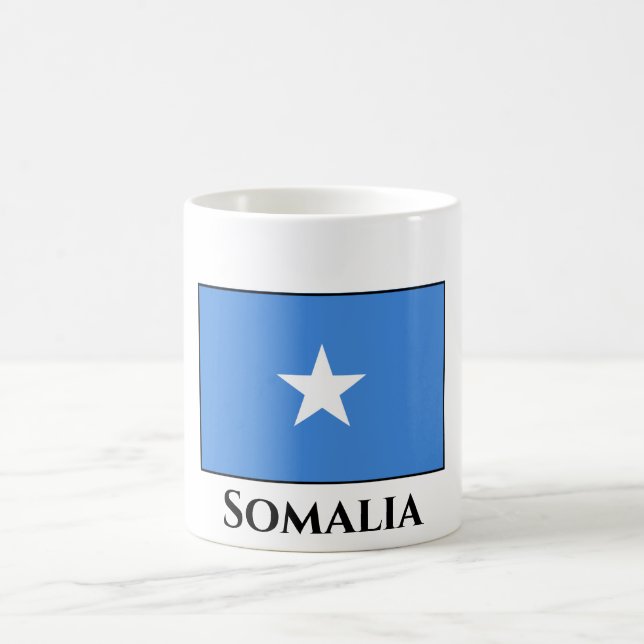 Caneca De Café Bandeira da Somália (Somália) (Centro)