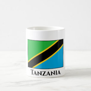 Caneca De Café Bandeira da Tanzânia