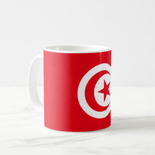 Caneca De Café Bandeira da Tunísia