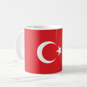 Caneca De Café Bandeira da Turquia