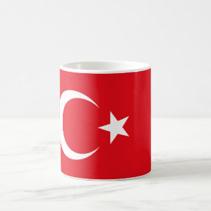 Caneca De Café Bandeira da Turquia