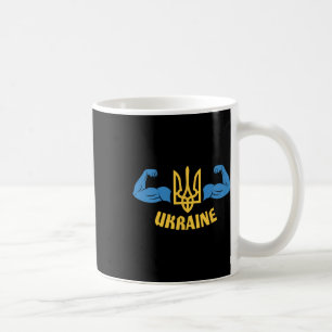Caneca De Café Bandeira da Ucrânia Homens ucranianos Citação ucra