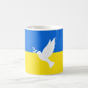 Caneca De Café Bandeira da Ucrânia - Vara da Paz - Liberdade - Pa