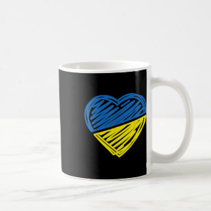 Caneca De Café Bandeira da Ucrânia Vintage Orgulho Ucraniano Band