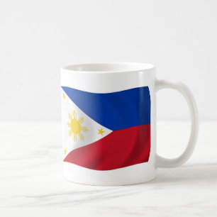 Caneca De Café Bandeira das Filipinas