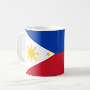 Caneca De Café Bandeira das Filipinas