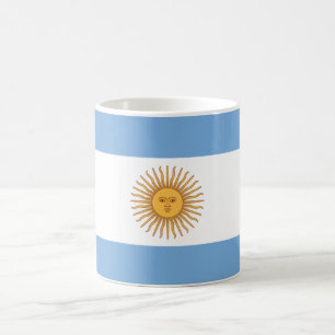 Caneca De Café Bandeira de Argentina