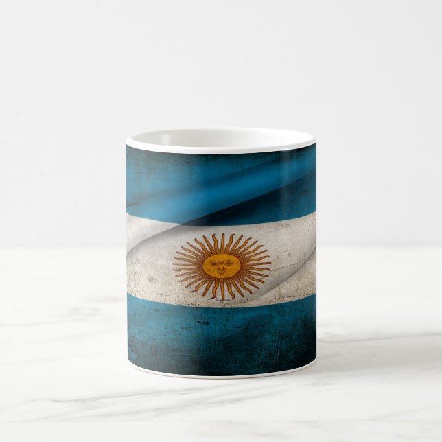 Caneca De Café Bandeira de Argentina (Centro)