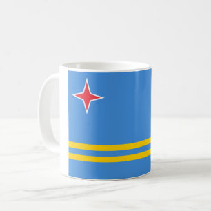 Caneca De Café Bandeira de Aruba