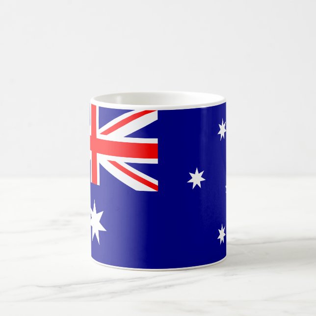 Caneca De Café Bandeira de Austrália (australiano) (Centro)
