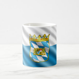 Caneca De Café Bandeira de Baviera