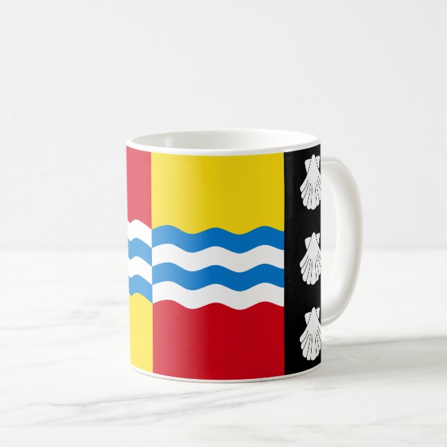 Caneca De Café Bandeira de Bedfordshire Coffee Mug (Frente Esquerda)