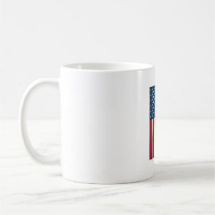 Caneca De Café Bandeira de Beisebol Distorcida Design Vetorial Vi