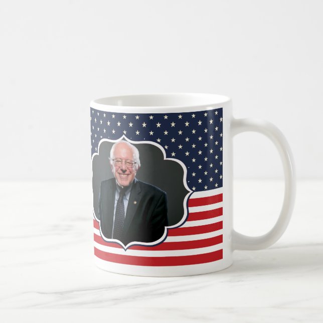 Caneca De Café bandeira de bernie sanders (Direita)