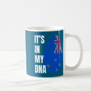 Caneca De Café Bandeira de Biometria de DNA de Impressão Digital