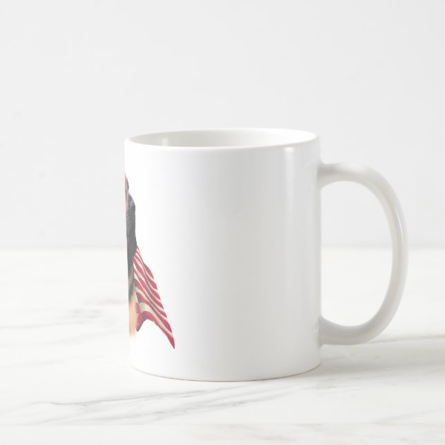 Caneca De Café Bandeira de Bloodhound (Direita)