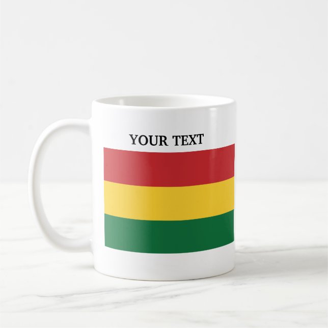 Caneca De Café Bandeira de Bolívia (Esquerda)